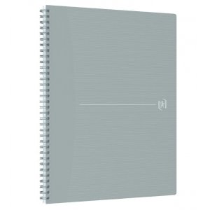 Caiet Cu Spirala A4+, Oxford Origins, 70 File-90g/mp, Scribzee, Coperta Pp - Dictando - Gri Deschis Caiet Cu Spirala A4+, Oxford Origins, 70 File-90g/mp, Scribzee, Coperta Pp - Dictando - Gri Deschis