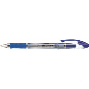 Pix Penac Soft Glider, Rubber Grip, 0.7mm, Varf Metalic - Scriere Albastra Pix Penac Soft Glider, Rubber Grip, 0.7mm, Varf Metalic - Scriere Albastra