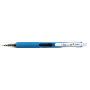 Pix Cu Gel Penac Inketti, Rubber Grip, 0.5mm, Corp Bleu Transparent - Scriere Bleu