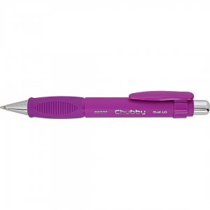 Pix Penac Chubby, Rubber Grip, 1.0mm, Varf Metalic, Corp Violet - Scriere Albastra Pix Penac Chubby, Rubber Grip, 1.0mm, Varf Metalic, Corp Violet - Scriere Albastra