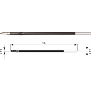Rezerva Penac Br98c, 2 Buc/set, 0.7mm, Pt Sleek Touch, Pepe, Rb-085b, Cch-3 - Rosu Rezerva Penac Br98c, 2 Buc/set, 0.7mm, Pt Sleek Touch, Pepe, Rb-085b, Cch-3 - Rosu
