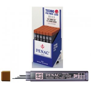 Mine Pentru Creion Mecanic 0,3mm, 12/set, Penac - Hb