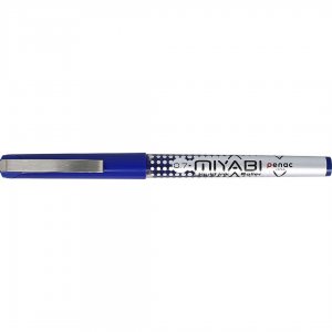 Roller Cu Cerneala Penac Miyabi, Ball Point 0.7mm, Clema Metalica - Scriere Albastra Roller Cu Cerneala Penac Miyabi, Ball Point 0.7mm, Clema Metalica - Scriere Albastra