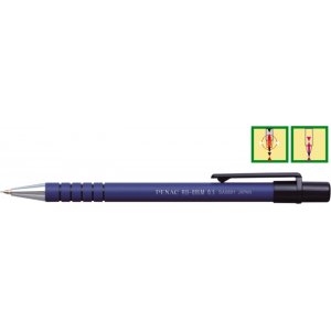 Creion Mecanic Penac Rb-085m, Rubber Grip, 0.7mm, Con Si Varf Metalic - Corp Albastru Creion Mecanic Penac Rb-085m, Rubber Grip, 0.7mm, Con Si Varf Metalic - Corp Albastru
