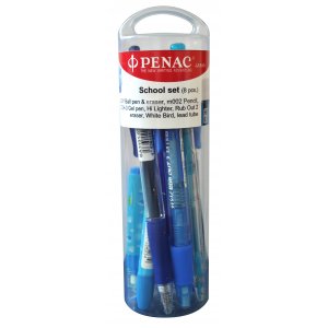Set Scoala Penac - 8 Piese - Albastru