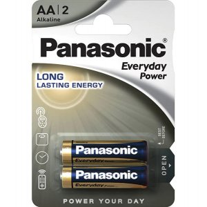 Baterii Alkaline R6, Aa, 1.5v, 2 Buc/blister - Panasonic Everydaypower