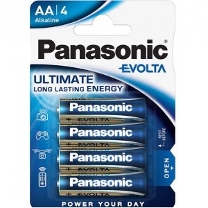 Baterii Alkaline R6, Aa, 1.5v, 4 Buc/blister - Panasonic Evolta