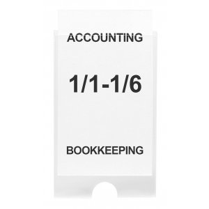 Porteticheta Autoadeziva + Insert, 55 X 102mm, 6/set, Probeco