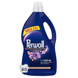 Detergenti Lichid Perwoll Dark Bloom, 80 Spalari, Cantitate 4l Detergenti Lichid Perwoll Dark Bloom, 80 Spalari, Cantitate 4l