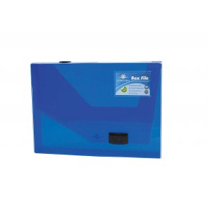 Mapa Din Plastic Cu Mecanism De Inchidere, Latime 60mm, Pukka - Albastru