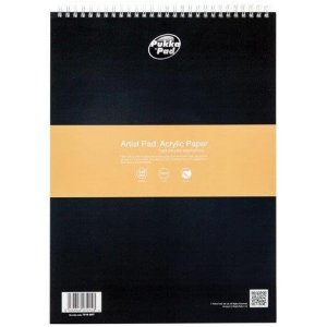 Bloc Desen Cu Spirala Dubla, 14 X 10cm, 15 File - 240g/mp, Pukka Acrylic