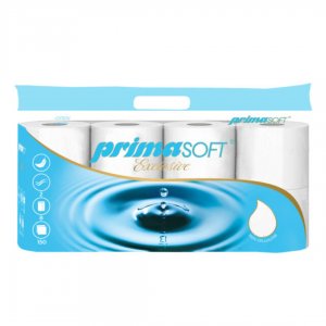 Hartie Igienica Alba, 2 Straturi, 17.55m, 8 Role/bax, Prima Soft Exclusive Hartie Igienica Alba, 2 Straturi, 17.55m, 8 Role/bax, Prima Soft Exclusive