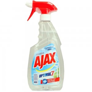 Detergent Geamuri Ajax Optimal 7, 500 ml, Solutie Geamuri cu Pulverizator, Solutie Curatat Ferestre cu Pulverizator, Solutie Geamuri Ajax, Solutii Ajax pentru Geamuri, Solutie Lustruit Geamuri si Suprafete din Sticla