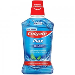 Apa de Gura Colgate Plax Cool Mint, Fara Alcool, 500 ml, Aroma Menta, Apa de Gura Colgate, Apa de Gura Mentolata, Produse Ingrijire Dentara, Ingrijire Orala, Produse pentru Sanatate Dentara, Ingrijire si Protectie Dentara