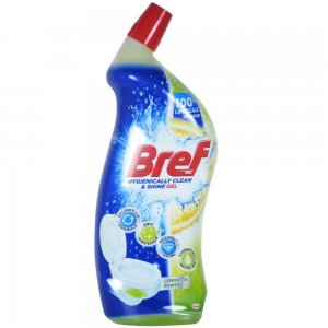 Dezinfectant Gel WC Bref Lemonitta Power, 700 ml, Parfum de Lamaie, Solutii Dezinfectare WC, Dezinfectant WC, Detartrant Gel Lichid,  Dezinfectant pentru WC, Solutii Dezinfectante pentru WC, Solutie Curatare WC