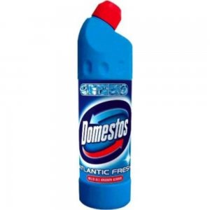Dezinfectant pentru Toaleta Domestos Atlantic, 750 ml, Parfum Fresh Marin, Detartrant Lichid, Dezinfectant Lichid pentru Baie, Dezinfectant pentru WC, Solutii Dezinfectante pentru Baie, Solutie Curatare WC,  Domestos Universal, Domestos WC