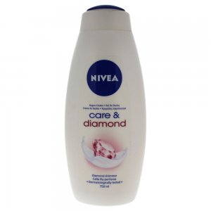 Gel de Dus NIVEA Care and Diamond, 750 ml, Cu Particule de Diamant, Gel de Dus Nivea, Gel de Dus Parfum Deosebit, Gel de Dus Revigorant, Geluri de Dus Parfumate, Geluri de Dus Hidratante, Gel de Dus Energizant, Geluri de Dus Nivea