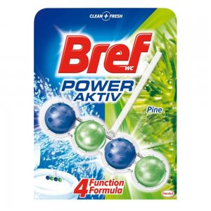 Odorizant Solid de WC Bref Power Aktiv Pine Forest, 50 g, Parfum de Pin, Odorizant Toaleta, Odorizant Anticalcar pentru WC, Odorizant pentru Toaleta cu Suport, Bile Odorizante WC, Odorizant Dezinfectant pentru WC Odorizant Solid de WC Bref Power Aktiv Pine Forest, 50 g, Parfum de Pin, Odorizant Toaleta, Odorizant Anticalcar pentru WC, Odorizant pentru Toaleta cu Suport, Bile Odorizante WC, Odorizant Dezinfectant pentru WC