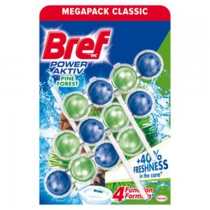 Odorizant WC Bref Power Aktiv Pine Forest, 3 Buc/Set, Cantitate 50 g, Parfum Pin, Odorizant Toaleta, Odorizant Anticalcar pentru WC, Odorizant pentru Toaleta cu Suport, Bile Odorizante WC, Odorizant Dezinfectant pentru WC Odorizant WC Bref Power Aktiv Pine Forest, 3 Buc/Set, Cantitate 50 g, Parfum Pin, Odorizant Toaleta, Odorizant Anticalcar pentru WC, Odorizant pentru Toaleta cu Suport, Bile Odorizante WC, Odorizant Dezinfectant pentru WC