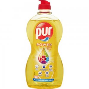 Detergent de Vase Lichid PUR Power 5 Lemon Extra, 450 ml, Parfum de Lamaie, Pur Detergent de Vase, Detergent de Vase Manual, Detergent Lichid pentru Vase, Degresant pentru Vase, Detergent Impotriva Grasimilor, Solutii Curatare Vase Detergent de Vase Lichid PUR Power 5 Lemon Extra, 450 ml, Parfum de Lamaie, Pur Detergent de Vase, Detergent de Vase Manual, Detergent Lichid pentru Vase, Degresant pentru Vase, Detergent Impotriva Grasimilor, Solutii Curatare Vase