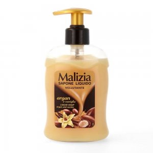 Sapun Lichid MALIZIA Vellutante cu Pompita, 300 ml, Vanilie si Argan, Sapun Lichid pentru Maini, Sapunuri Lichide, Sapun Lichid MALIZIA, Sapun pentru Maini, Sapun Lichid cu Pompita, Sapun Lichid Crema