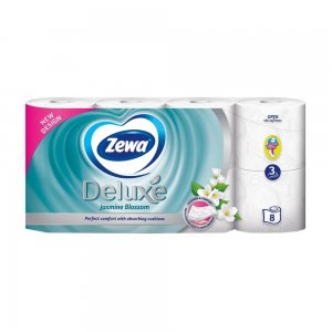 Hartie Igienica Alba Zewa Deluxe, 3 Straturi, 8 Role/Bax, 150 Foi/Rola, Latime 94 cm, Parfum de Iasomie, Hartie Parfumata Iasomie, Hartie Igienica Parfumata, Hartie Igienica la Bax, Hartie Igienica Alba, Hartie Igienica Zewa Hartie Igienica Alba Zewa Deluxe, 3 Straturi, 8 Role/Bax, 150 Foi/Rola, Latime 94 cm, Parfum de Iasomie, Hartie Parfumata Iasomie, Hartie Igienica Parfumata, Hartie Igienica la Bax, Hartie Igienica Alba, Hartie Igienica Zewa