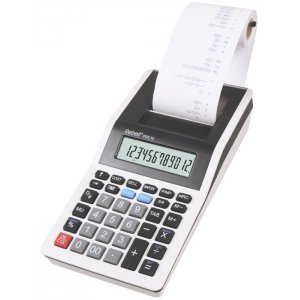 Calculator Cu Banda, 12 Digits, 219 X 154 X 58 Mm, Rebell Pdc 10 - Alb/negru