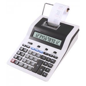 Calculator Cu Banda, 12 Digits, 255 X 190 X 70 Mm, Rebell Pdc 30 - Alb/negru