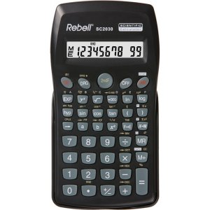Calculator Stiintific, 10 Digits, 136 Functii, 141 X 75 X 15 Mm, Rebell - Negru