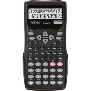 Calculator Stiintific, 12 Digits, 240 Functii, 155 X 70 X 18 Mm, Rebell - Negru