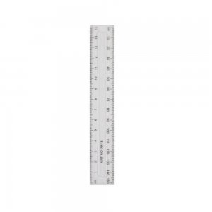 Rigla din Plastic Transparent, 15 cm - Rechizite Scolare