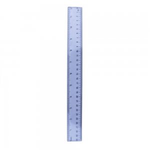 Rigla din Plastic Transparent, 30 cm - Rechizite Scolare