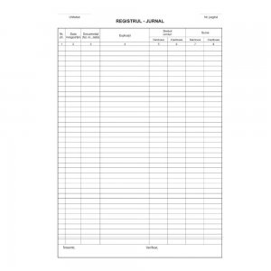 Registru Jurnal A4, 100 File/Carnet - Formular Tipizat Gestiune Registru Jurnal A4, 100 File/Carnet - Formular Tipizat Gestiune