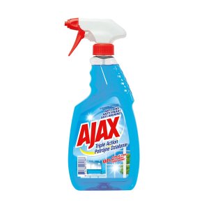 Solutie Pentru Geam Cu Pulverizator Ajax  Triple Action Glass, Cantitate 500 Ml