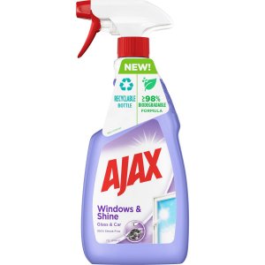 Solutie Pentru Geam Cu Pulverizator Ajax Windows & Shine, Glass & Car, Cantitate 500 Ml