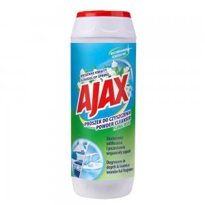 Praf de Curatat AJAX Flowers of Spring, 450 g, Solutie Pulbere de Curatat, Solutii Curatare Ajax, Solutie Curatare Ajax, Solutie Curatare in Profunzime, Praf de Curatat cu Parfum de Flori de Primavara, Praf pentru Curatare Diverse Suprafete