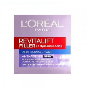 Crema Antirid de Noapte L'Oreal Paris Revitalift Filler, 50 ml, Crema Hidratanta pentru Fata, Crema Antirid Loreal Paris Revitalift Filler, Crema Revitalift Filler, Crema de Fata Antirid, Crema de Noapte Antirid, Creme Antiriduri Loreal