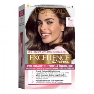 Vopsea de Par Permanenta L'OREAL Paris Excellence Creme 5, Saten Deschis Profund, 192 ml, Cu Amoniac, Vopsea de Par, Vopsea de Par Permanenta, Vopsea de Par L'OREAL, Vopsea de Par L'OREAL Paris Excellence, Vopsea Permanenta L'OREAL Vopsea de Par Permanenta L'OREAL Paris Excellence Creme 5, Saten Deschis Profund, 192 ml, Cu Amoniac, Vopsea de Par, Vopsea de Par Permanenta, Vopsea de Par L'OREAL, Vopsea de Par L'OREAL Paris Excellence, Vopsea Permanenta L'OREAL