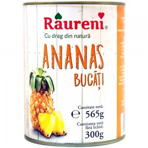 Compot de Ananas in Sirop Raureni, 565 g, Bucati de Ananas, Compot, Compot de Ananas, Compot din Ananas, Ananas in Sirop, Compot de Ananas Sirop, Bucati de Ananas in Sirop, Bucati de Ananas Sirop, Compot de Ananas Indulcit