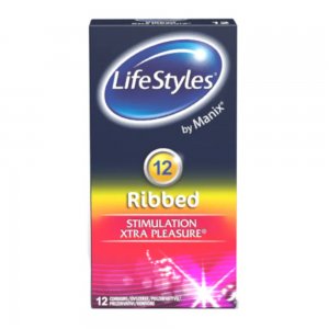 LifeStyles Prezervative Latex Ribbed, 12 Buc/Set LifeStyles Prezervative Latex Ribbed, 12 Buc/Set