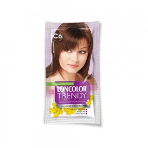Vopsea de Par Semipermaneta, LONCOLOR Trendy Colors Oriental Chest Nut C6, Fara Amoniac, Saten, 50 ml, Vopsea de Par Nuantatoare, Nuantator Semipermanent pentru Par, Vopsea Semipermanenta LONCOLOR, Vopsea de Par Saten, Vopsea Nuantatoare Fara Amoniac