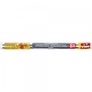 Folie de Aluminiu FINO, 8 m x 45 cm, Folie de Aluminiu pentru Alimente, Folie Rezistenta de Aluminiu, Folie Aluminiu Fino, Folie Aluminiu 8 m, Folie din Aluminiu pentru Alimente, Folie de Aluminiu Rezistenta la Caldura