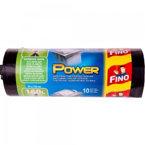 Saci Menajeri Fino Power 160L, 10Buc/Set, Negri, Saci, Saci Menaj Negri, Saci Menajeri, Saci Fino, Saci Menajeri Fino, Saci de Gunoi, Saci pentru Gunoi, Saci de Gunoi Fino, Saci de Menaj, Saci pentru Menaj, Saci de Menaj Fino