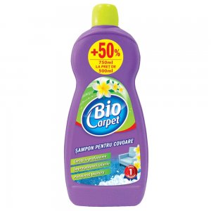 Sampon pentru Covoare Biocarpet, 750 ml, Parfum Floral, Sampon de Covoare, Sampoane pentru Covoare, Sampoane de Covoare, Solutie de Covoare, Solutii de Covoare, Solutie Curatat Covoare, Solutii Curatat Covoare, Detergenti Covoare