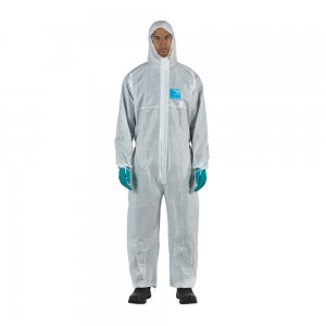 Combinezon Ansell Alphatec 1500 Model 111 Alb Tip Marime 2xl