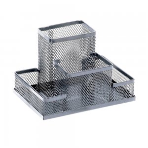 Suport Memoris Precious accesorii de birou mesh, argintiu Suport Memoris Precious accesorii de birou mesh, argintiu