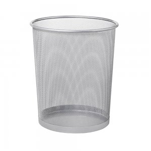 Cos metalic pentru birou, Memoris-Precious, 15 l, argintiu Cos metalic pentru birou, Memoris-Precious, 15 l, argintiu