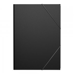 Mapa din plastic cu elastic, Memoris Precious, negru Mapa din plastic cu elastic, Memoris Precious, negru