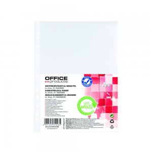 File de protectie Office Products, A4, plastic, 100 bucati/set File de protectie Office Products, A4, plastic, 100 bucati/set