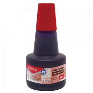 Tus Pentru Stampila Automata/de Cauciuc Fara Ulei Office Products. 30 Ml, Rosu Tus Pentru Stampila Automata/de Cauciuc Fara Ulei Office Products. 30 Ml, Rosu